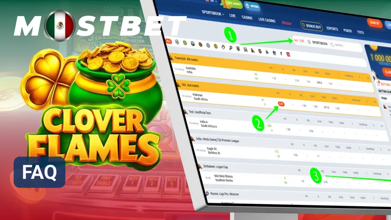 Sección de preguntas frecuentes con respuestas sobre los 30 giros gratis de MostBet México.