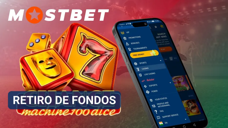 Sección de retiro de MostBet mostrando opciones de pago y tiempos estimados de procesamiento.