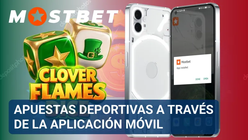 Sección de apuestas deportivas de MostBet abierta en la app con eventos y cuotas disponibles.