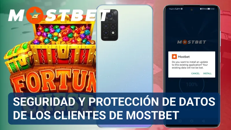 Configuración de seguridad de MostBet con herramientas para proteger la cuenta y los datos personales.