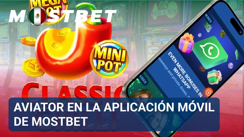 Teléfono inteligente con Aviator abierto en la aplicación móvil de MostBet.