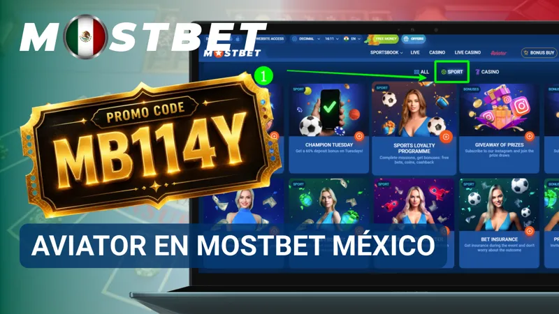 Pantalla de Aviator con el avión en ascenso y el multiplicador activo dentro de MostBet México.