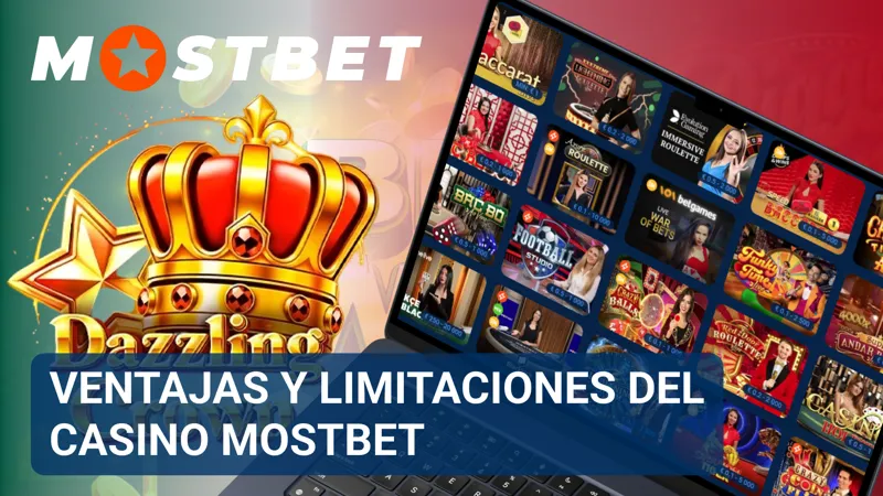 Comparativa visual de funciones del casino MostBet mostrando beneficios y algunas limitaciones de uso.