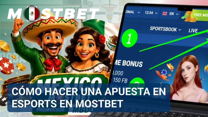 Una persona selecciona un mercado de esports y confirma una apuesta desde el cupón.