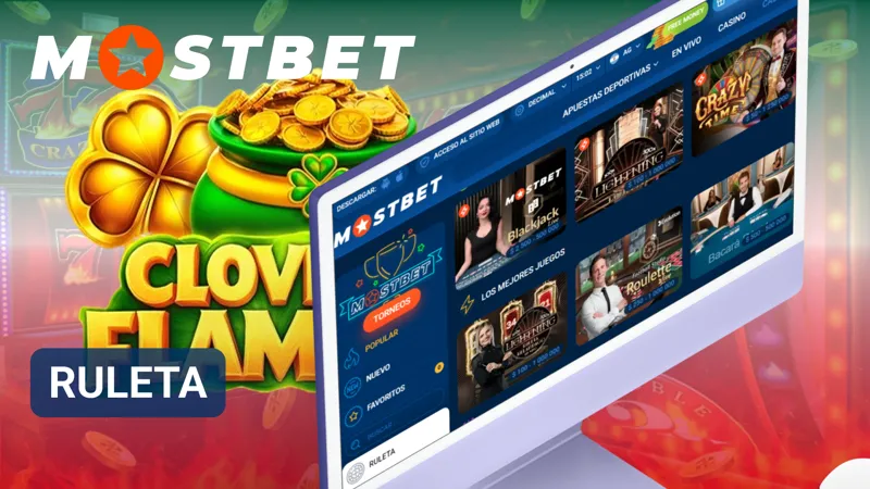 Mesa de ruleta de MostBet con opciones de apuesta y resultados visibles durante la ronda.