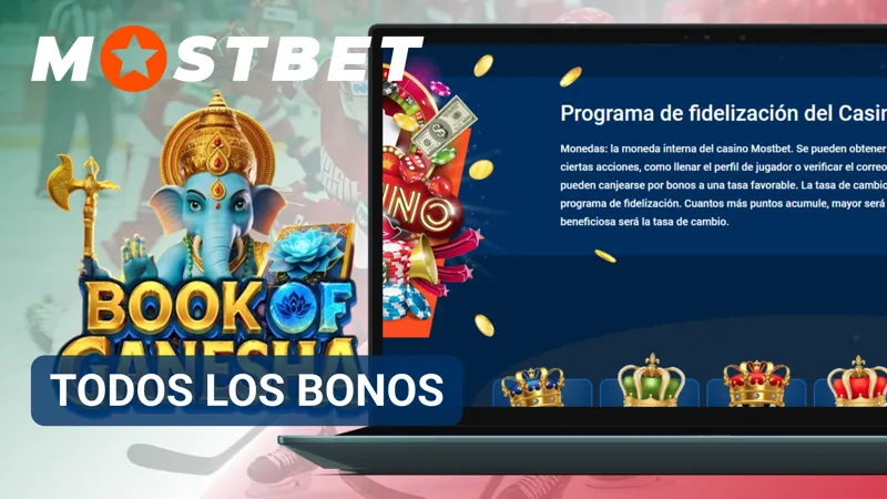 Resumen de bonos de MostBet con promociones disponibles para apuestas deportivas y casino.