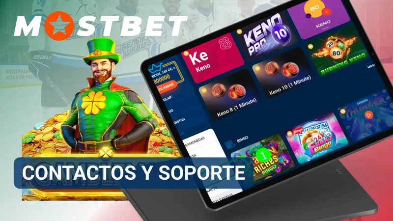 Centro de soporte de MostBet con opciones de contacto y asistencia para usuarios.