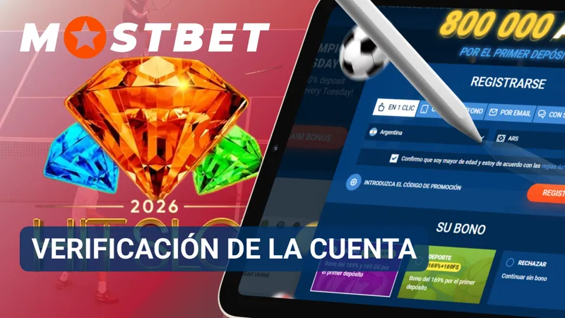 Sección de verificación de MostBet con herramientas para confirmar identidad y datos personales.