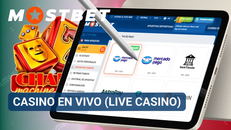 Mesas del live casino de MostBet con crupieres en tiempo real y ambiente interactivo.