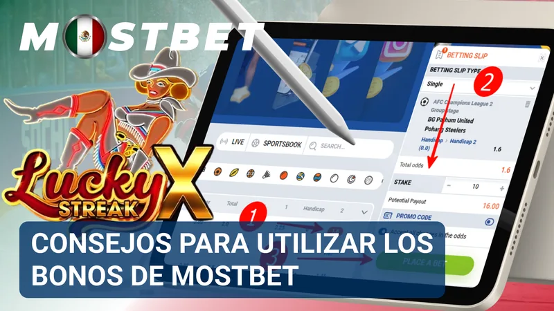 Guía visual con recomendaciones para aprovechar bonos disponibles en Mostbet México.
