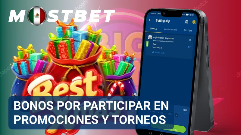 Calendario promocional con torneos y ofertas de bonos disponibles en Mostbet México.