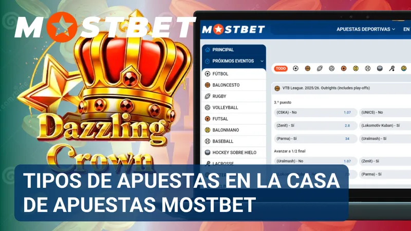 Interfaz de MostBet mostrando apuestas simples, combinadas y de sistema para distintos eventos.