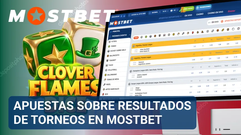 Usuario revisando cuotas de MostBet para apuestas a ganador de torneos deportivos.